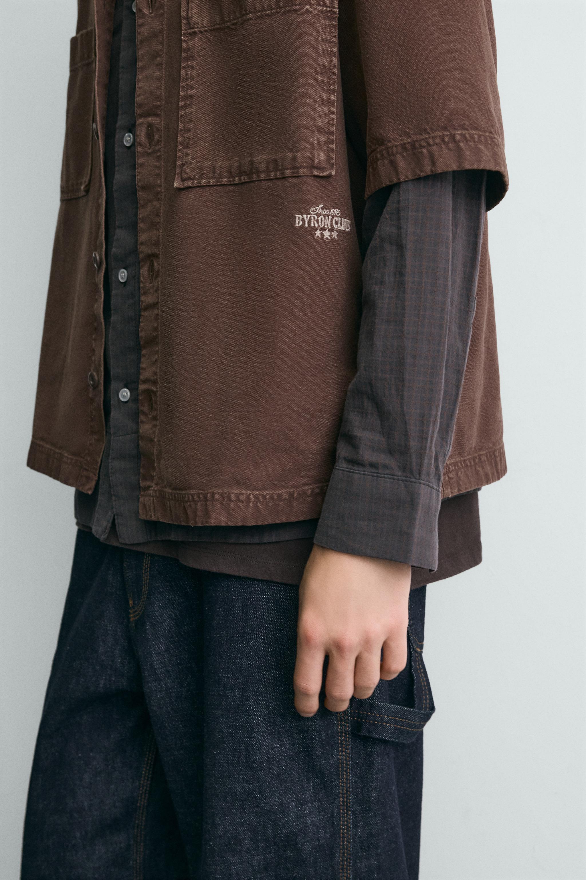 TEXTURED SHIRT WITH POCKETS